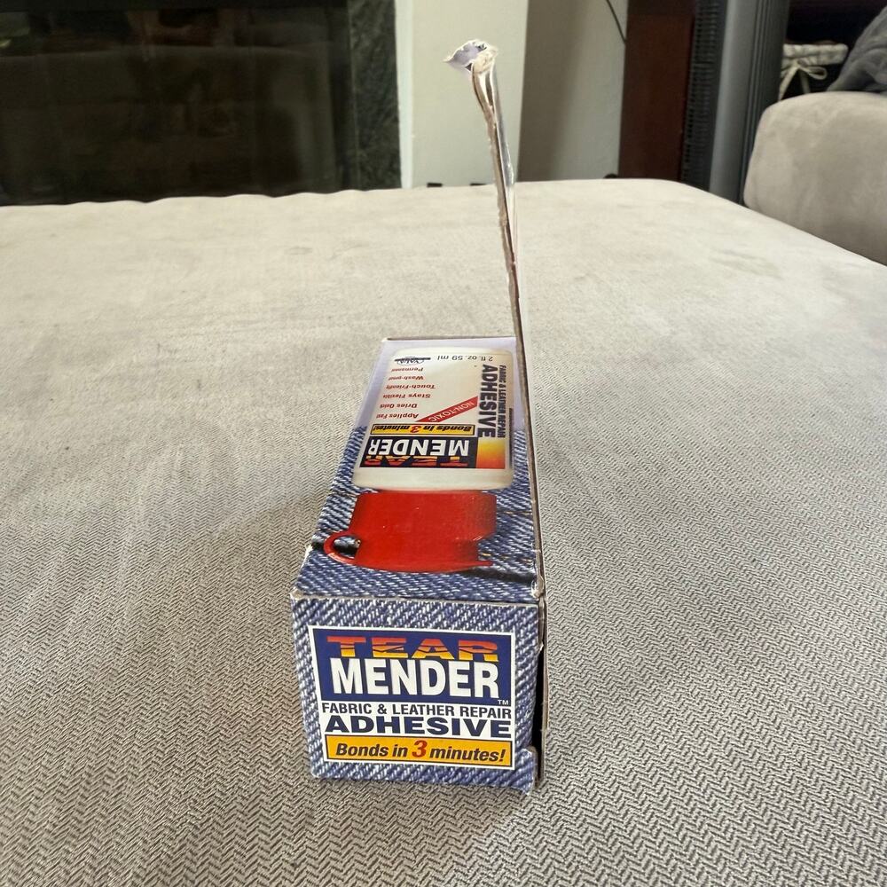 Tear Mender Jean Mender Fabric Leather Repair Adhesive 2 oz New As Seen on TV - Picture 4 of 5